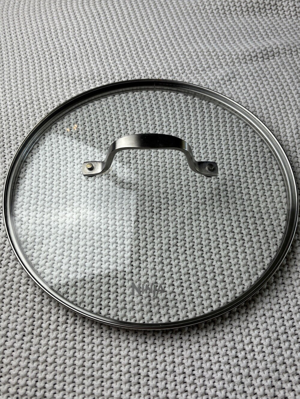 Ninja 10" inch Inside Diameter Glass Lid Replacement With Handle